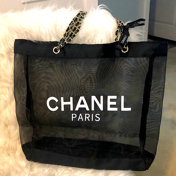 CHANEL Handbags - Authentic CHANEL black large tote. BRAND NEW. Never used